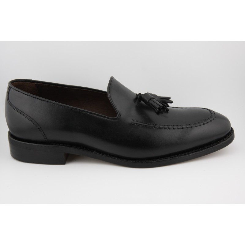 MOCASIN BORDON Y BORLAS BERWICK MODELO 5175PRJR H177 BOXCALF NEGRO PISO ROBLE