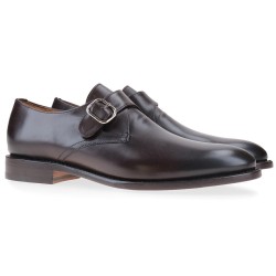 MONKSTRAP UNA HEBILLA BERWICK MODELO 3017-K2 H156 VEGANO MOKA PISO SUELA