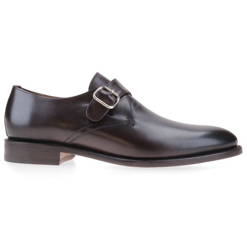 MONKSTRAP UNA HEBILLA BERWICK MODELO 3017-K2 H156 VEGANO MOKA PISO SUELA
