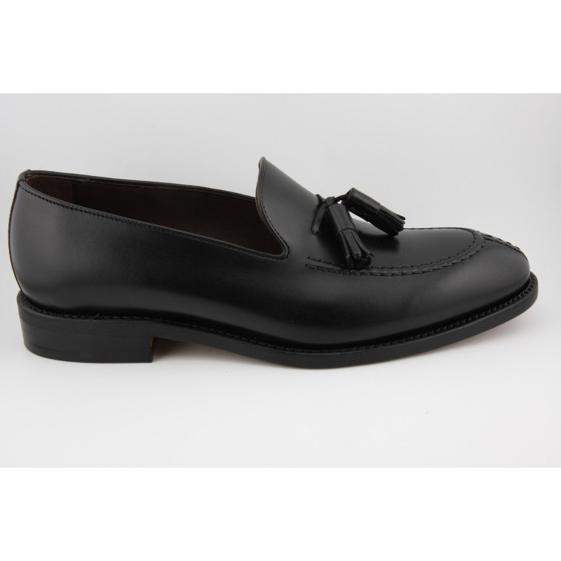 MOCASIN BORDON Y BORLAS BERWICK MODELO 5403PRJR H177 BOX CALF NEGRO ROBLE