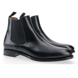 BOTIN CHELSEA BERWICK MODELO 303-K1 H156 BOXCALF NEGRO PISO CUERO
