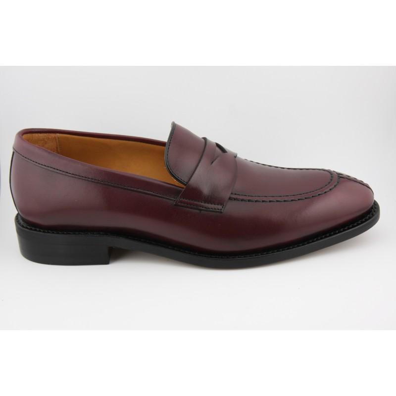 MOCASIN BORDON Y ANTIFAZ BERWICK MODELO 5402PRJR H177 BOX CALF BURDEOS ROBLE