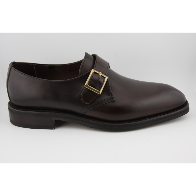 MONKSTRAP HEBILLA BERWICK MODELO 5232PR H15 VEGANO MOKA PISO RUBBER