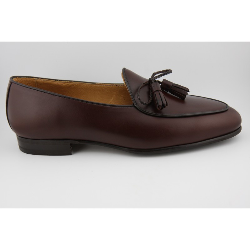 BELGIAN SHOES BORDON  LAZO Y BORLAS BERWICK MODELO 5154PR H240 CROSS TABACO PISO SPAY 229