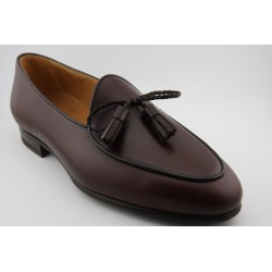 BELGIAN SHOES BORDON  LAZO Y BORLAS BERWICK MODELO 5154PR H240 CROSS TABACO PISO SPAY 229