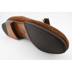 BELGIAN SHOES BORDON  LAZO Y BORLAS BERWICK MODELO 5154PR H240 REPELLO GUM OIL SNUFF PISO SPAY 229