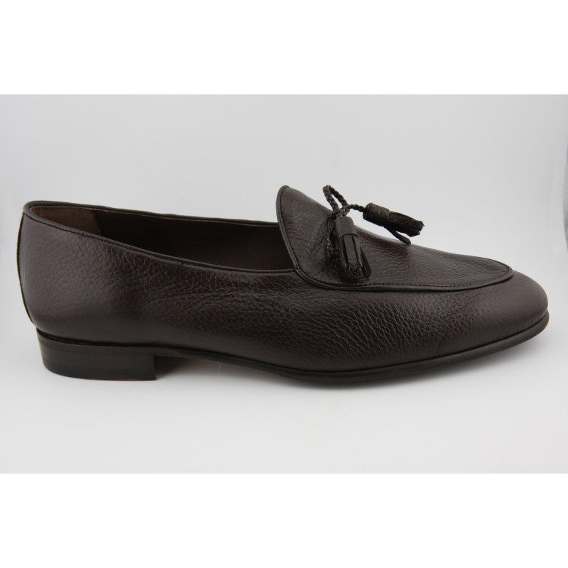 BELGIAN SHOES BORDON  LAZO Y BORLAS BERWICK MODELO 5154PR H240 CIERVO MARRON PISO SPAY 229