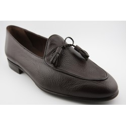 BELGIAN SHOES BORDON  LAZO Y BORLAS BERWICK MODELO 5154PR H240 CIERVO MARRON PISO SPAY 229