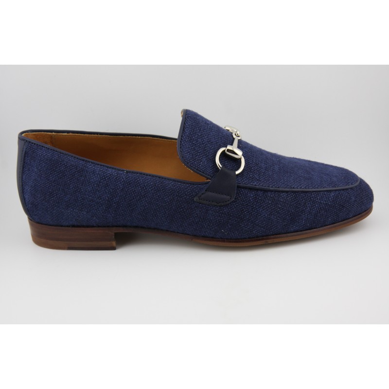 BELGIAN SHOES HORSEBIT BERWICK MODELO 5118PR H240 TELA LINO VIEJO MARINO PISO SPAY 229