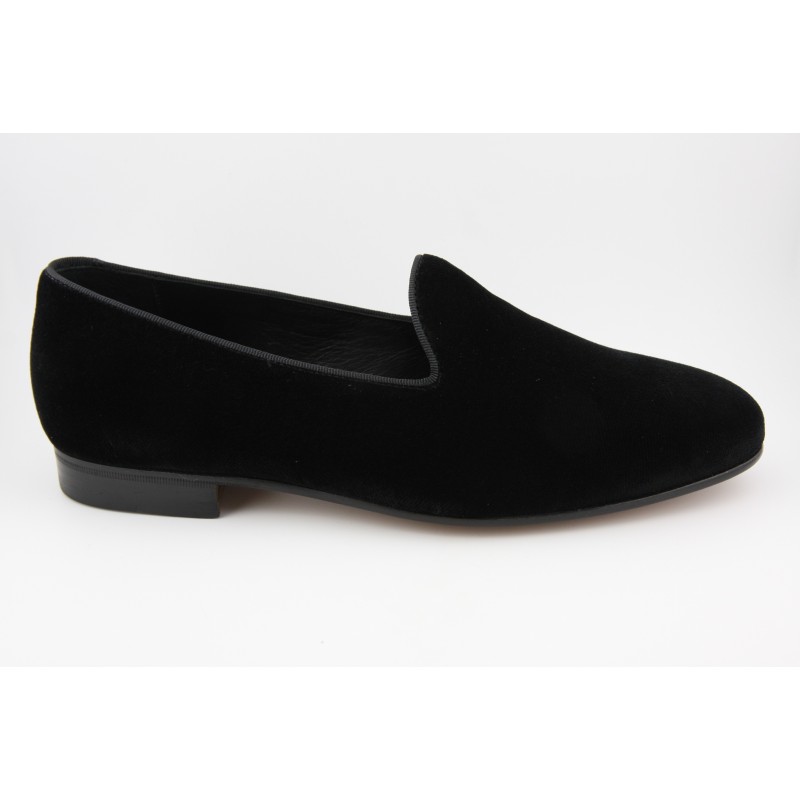 BELGIAN SHOES PALA LISA BERWICK MODELO 5203PR H240 TERCIOPELO NEGRO PISO SPAY 229