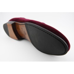 BELGIAN SHOES PALA LISA BERWICK MODELO 5203PR H240 TERCIOPELO BURDEOS PISO SPAY 229