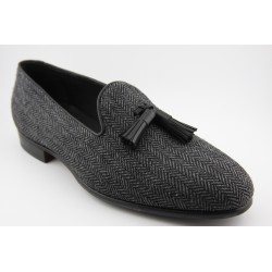 BELGIAN SHOES PALA LISA Y BORLAS BERWICK MODELO 5204PR H240 ESPIGA GRIS PISO SPAY 229
