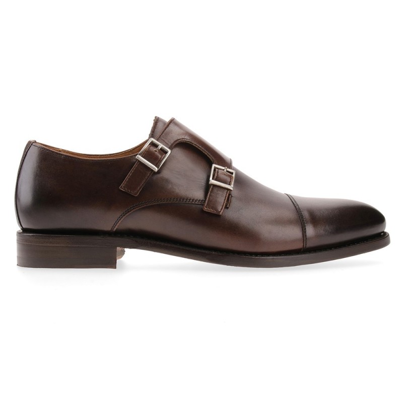 MONKSTRAP DOBLE HEBILLA PUNTERA RECTA BERWICK MODELO 3637-K5 H156 TOLEDO TESTA PISO SUELA