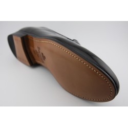 BELGIAN SHOES PALA LISA BERWICK MODELO 5203PR H240 CHAROL NEGRO PISO CUERO