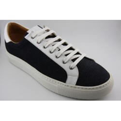 SNEAKER BLUCHER BERWICK MODELO D542PR H151D TELA LINO VIEJO CORDONERA VEGANO BLANCO PISO GOMA MARGOM KOBE BLANCO