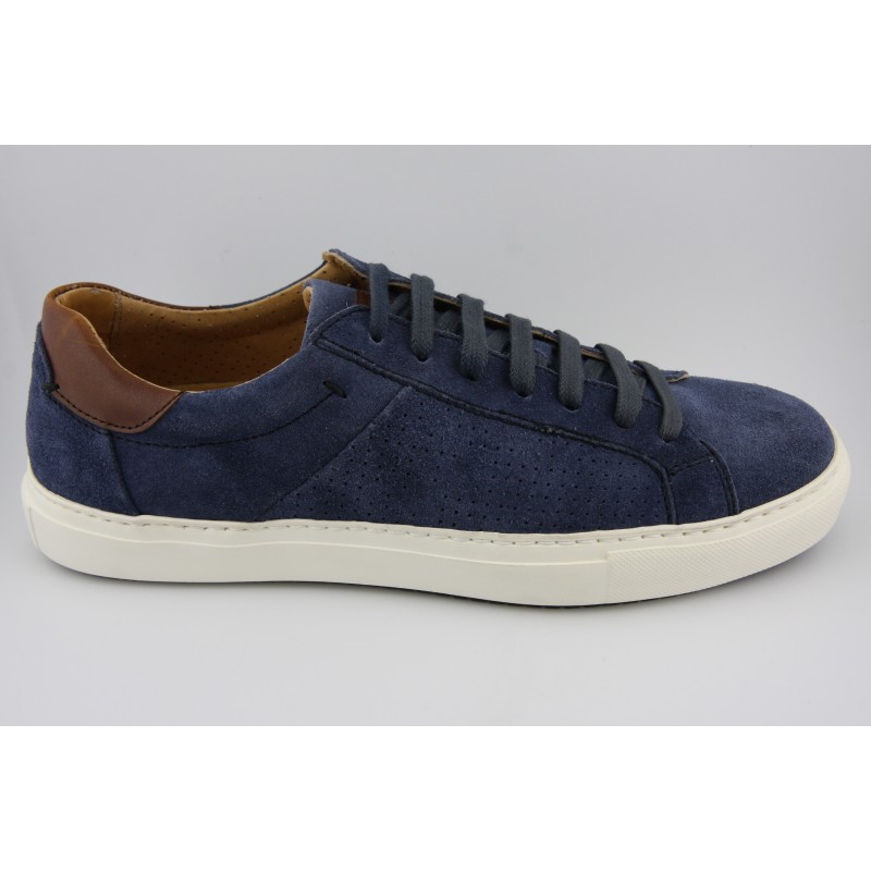 SNEAKER BLUCHER BERWICK MODELO 5075PRXL H253 FLORENCE BLUETTE/CUERO PISO SOMMERSET BLANCO