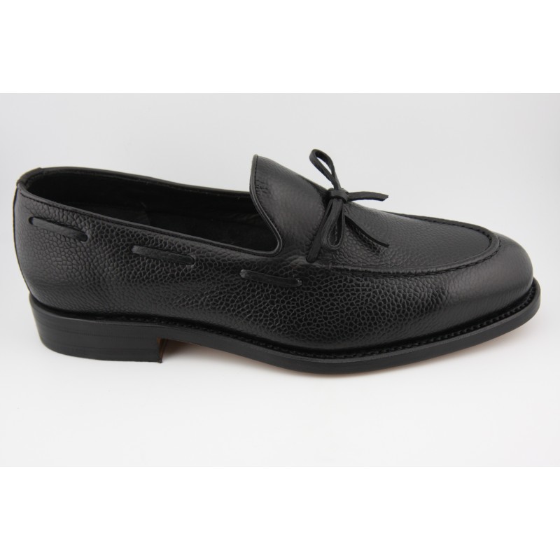 MOCASIN BORDON Y LAZO  BERWICK MODELO 5524PRF H8F RUSTIK SOFT NEGRO PISO SUELA FLEXIBLE