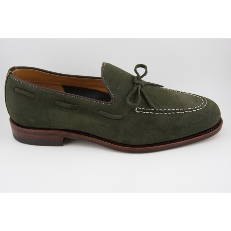 MOCASIN BORDON Y LAZO  BERWICK MODELO 5524PRF H8F SUPERBUCK DARK SEDGE PISO SUELA FLEXIBLE