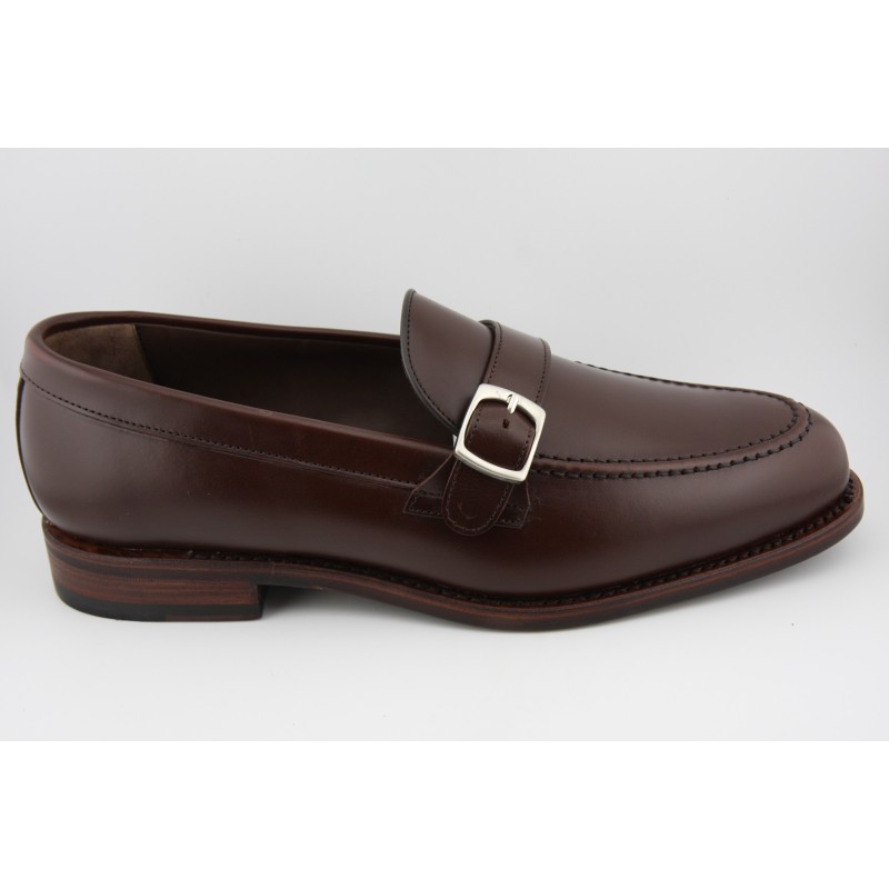 MOCASIN BORDON Y HEBILLA BERWICK MODELO 5609PRF H08F CROSS TABACO PISO SUELA FLEXIBLE