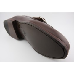MOCASIN BORDON Y HEBILLA BERWICK MODELO 5609PRF H08F CROSS TABACO PISO SUELA FLEXIBLE