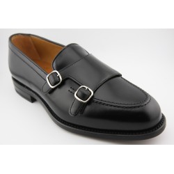 MOCASIN BORDON DOBLE HEBILLA BERWICK MODELO 5621PRF H08F ROIS NEGRO PISO SUELA FLEXIBLE