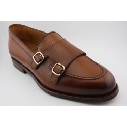 MOCASIN BORDON DOBLE HEBILLA BERWICK MODELO 5621PRF H08F NOMERA CUERO PISO SUELA FLEXIBLE