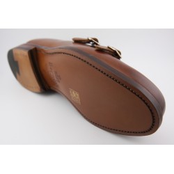 MOCASIN BORDON DOBLE HEBILLA BERWICK MODELO 5621PRF H08F NOMERA CUERO PISO SUELA FLEXIBLE