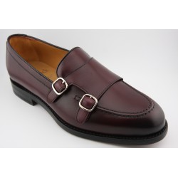 MOCASIN BORDON DOBLE HEBILLA BERWICK MODELO 5621PRF H08F NOMERA BURDEOS PISO SUELA FLEXIBLE