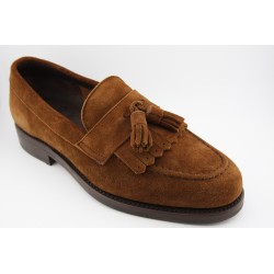 MOCASIN BORDON ANTIFAZ BORLAS Y FLECOS BERWICK MODELO 5103PR H08 KUDU REVERSE SNUFF PISO RUBBER