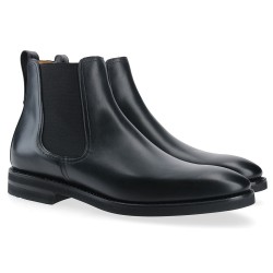 BOTIN CHELSEA BERWICK MODELO 376-K1 H219 BOXCALF NEGRO PISO GOMA