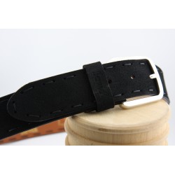 CINTURON SPORT BERWICK MODELO 405062PR L43 REPELLO GUM OIL NEGRO HEB ARGENTO INGLESE