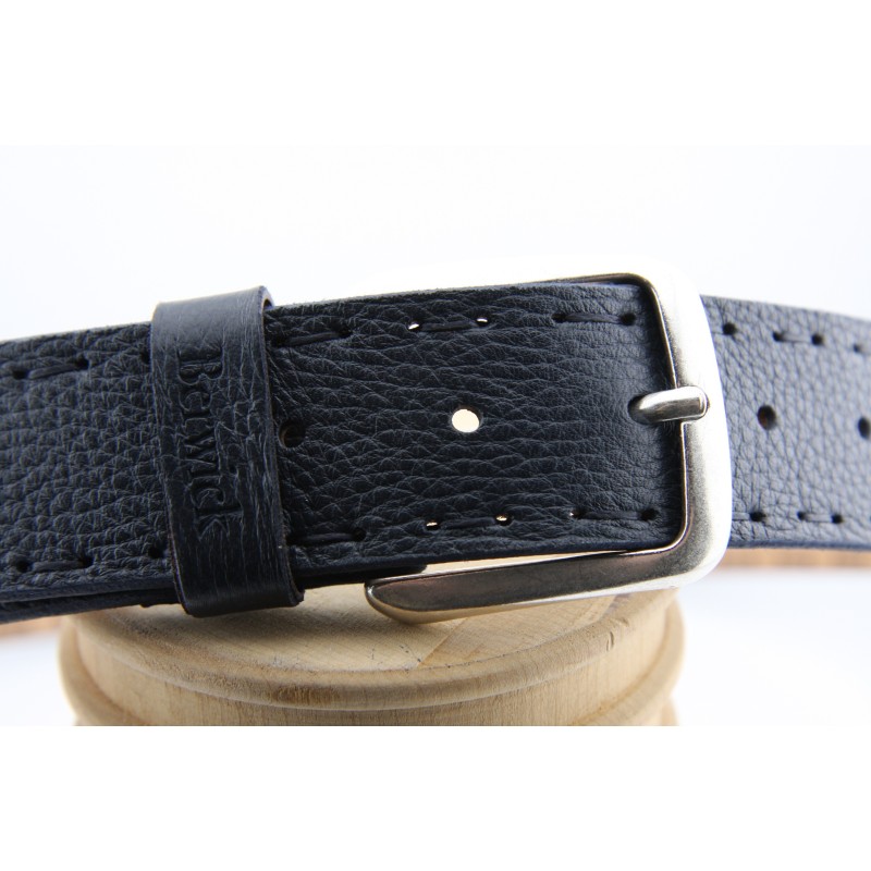 CINTURON SPORT BERWICK MODELO 405062PR L43 CIERVO AZUL HEB ARGENTO INGLESE