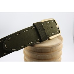 CINTURON SPORT BERWICK MODELO 405062PR L43 FLORENCE GIUNGLIA HEB OTTONE VECCHIO PASADO HILO BEIGE CLARO