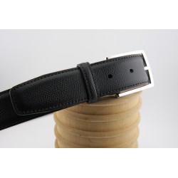CINTURON VESTIR BERWICK MODELO 700535PR C39 RUSH CALF NEGRO GRABADO HEBILLA NIQUEL