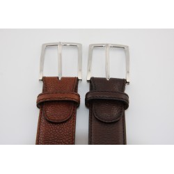 CINTURON VESTIR BERWICK MODELO 700535PR C39 COUNTRY CALF 178 GRABADO HEBILLA NIQUEL