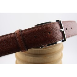 CINTURON VESTIR BERWICK MODELO 700535PR C39 COUNTRY CALF 178 GRABADO HEBILLA NIQUEL