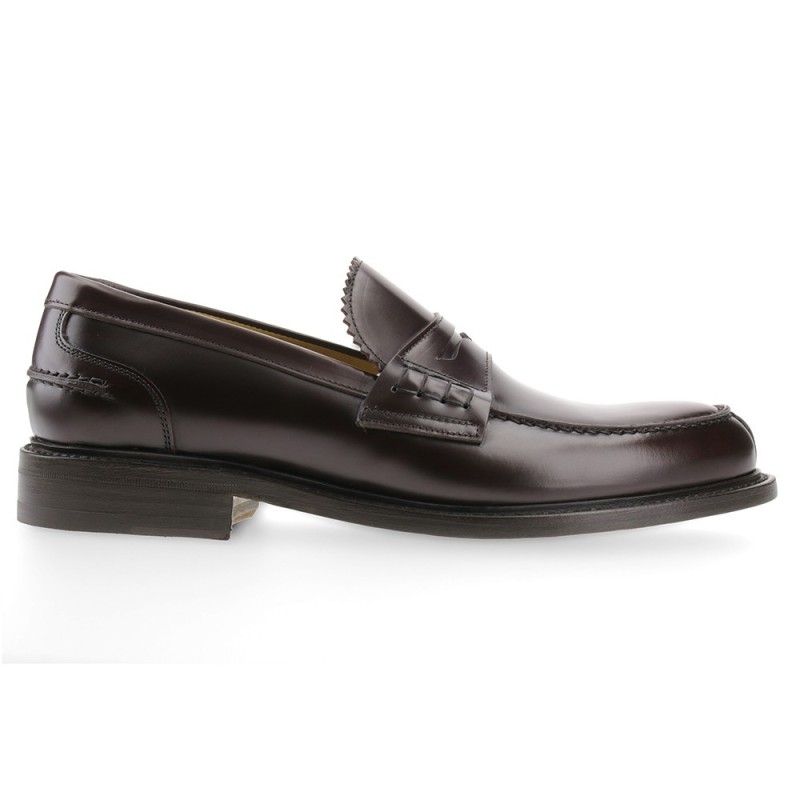MOCASIN CON BORDON Y COSTURA EN PUNTERA MODELO 11053-K1 H768 ROIS MARRON PISO SUELA