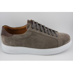SNEAKER BLUCHER BERWICK MODELO D542PR H151D GO RAIN TAUPE PISO GOMA BREEZE BLANCO