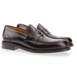 MOCASIN CON BORDON Y COSTURA EN PUNTERA MODELO 11053-K1 H768 ROIS MARRON PISO SUELA