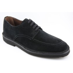 BLUCHER BILLY CON BORDON BERWICK MODELO 5464PR H291 REPELLO GUM OIL NEGRO PISO CREPE