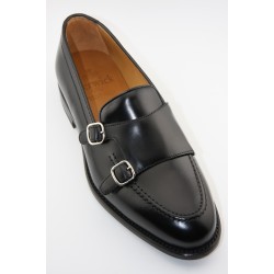 MOCASIN BORDON DOBLE HEBILLA BERWICK MODELO 5621PRF H08F ROIS NEGRO PISO SUELA FLEXIBLE
