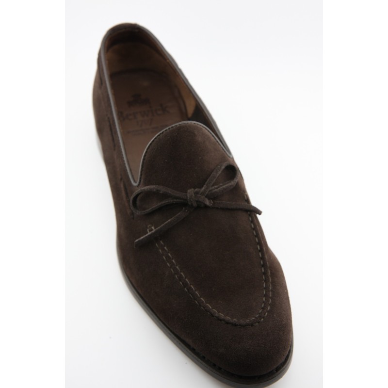 MOCASIN BORDON Y LAZO BERWICK MODELO 5524PRF H8F DARK PEAT PISO SUELA FLEXIBLE