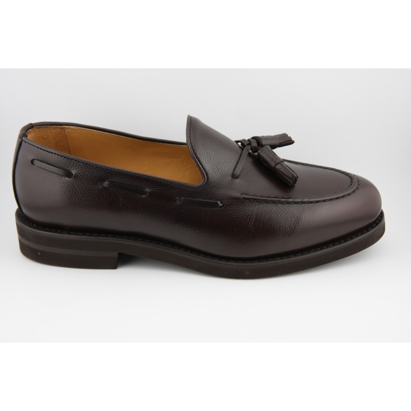 MOCASIN BORDON Y BORLAS BERWICK MODELO 8491PR H08 RUSH CALF MARRON SUELA