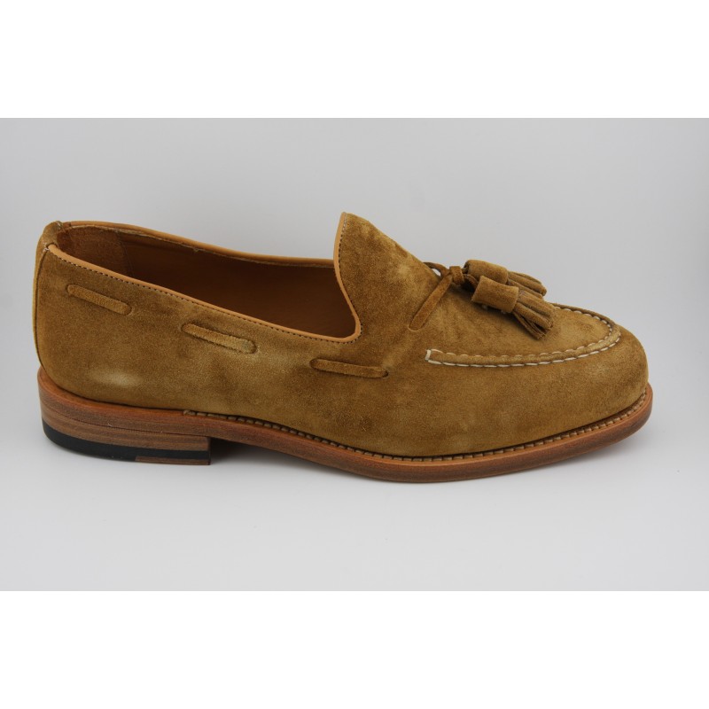 MOCASIN BORDON Y BORLAS BERWICK MODELO 8491PR H08 FLORENCE RAME PISO CUERO