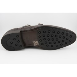 MONKSTRAP DOBLE HEBILLA PALA VEGA BERWICK MODELO 4933PR H150 VEGANO MOKA PISO RUBBER