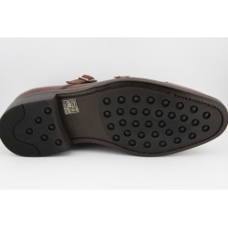 MONKSTRAP DOBLE HEBILLA PUNTERA RECTA BERWICK MODELO 4925PR H150 COUNTRY CALF 178 PISO RUBBER