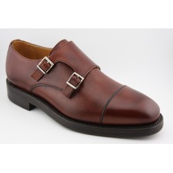 MONKSTRAP DOBLE HEBILLA PUNTERA RECTA BERWICK MODELO 4925PR H150 COUNTRY CALF 178 PISO RUBBER