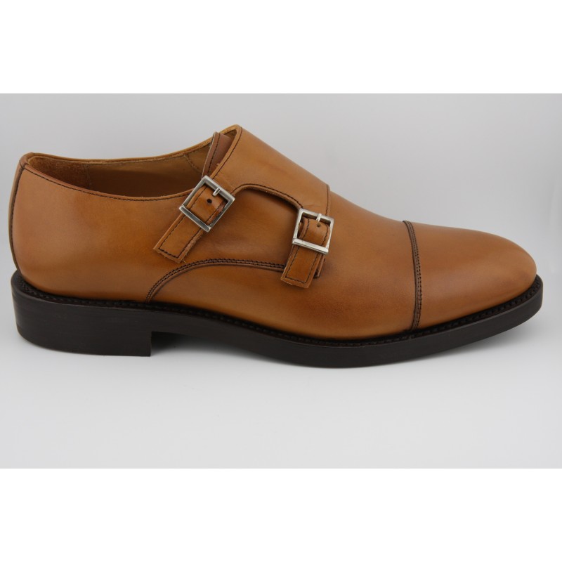 MONKSTRAP DOBLE HEBILLA PUNTERA RECTA BERWICK MODELO 4925PR H150 ANICALF 586 PISO RUBBER