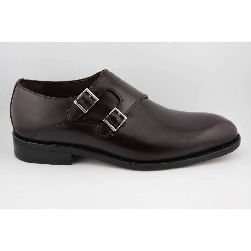 MONKSTRAP DOBLE HEBILLA PUNTERA RECTA BERWICK MODELO 4484PRJR H177  ROIS CORDOBAN PISO ROBLE