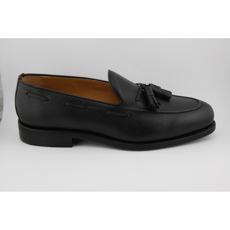 MOCASIN BORDON Y  BORLAS BERWICK MODELO 8491PR H08 RUSH CALF NEGRO SUELA